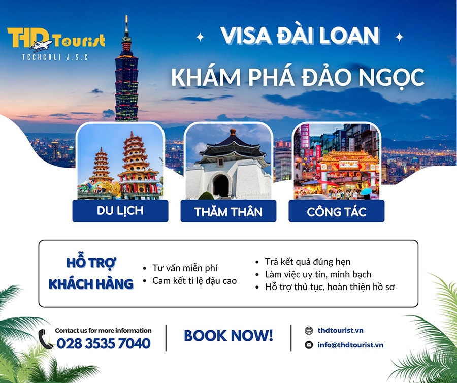 Dịch vụ làm visa Đài Loan_thdtourist.vn
