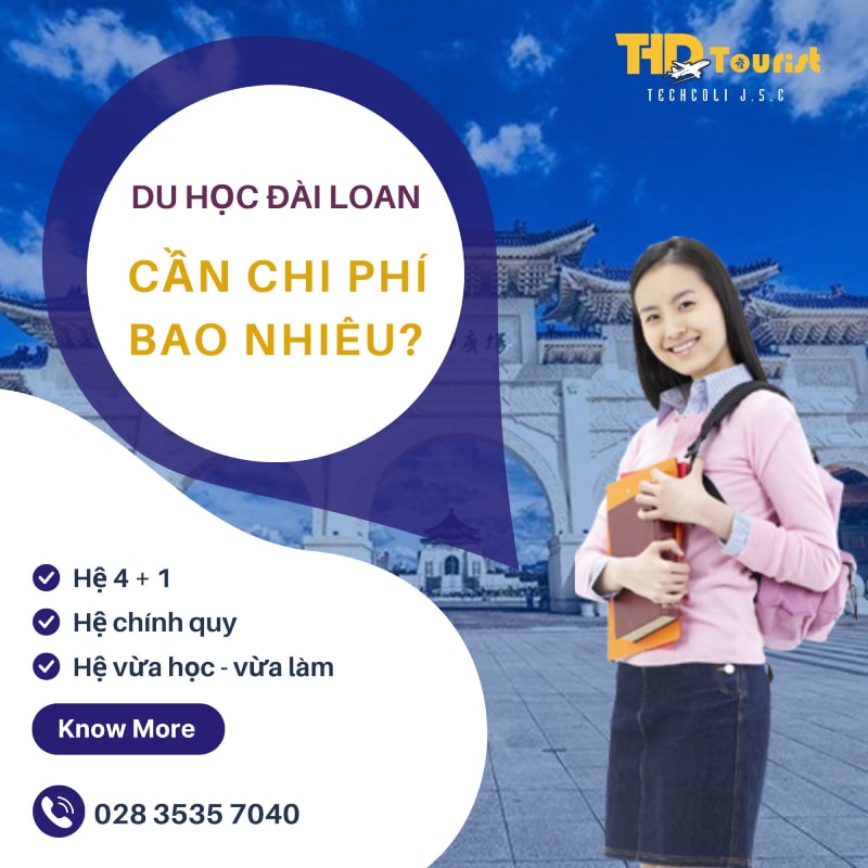 Chi phí du học Đài Loan vừa học vừa làm - Hành trình học tập và trải nghiệm tuyệt vời